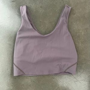 Longline crop workout bra